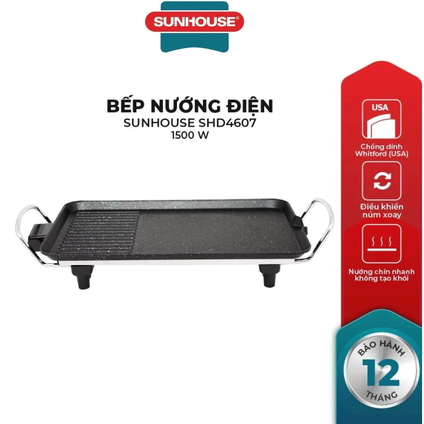 Bếp nướng điện Sunhouse SHD4607