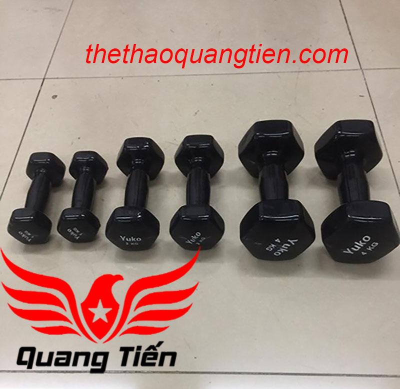Tạ tay cao su lục giác YuKo cao cấp QT22 ( giá 1 chiếc)