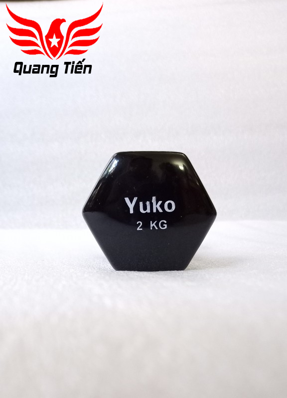 Tạ tay cao su lục giác YuKo cao cấp QT22 ( giá 1 chiếc)