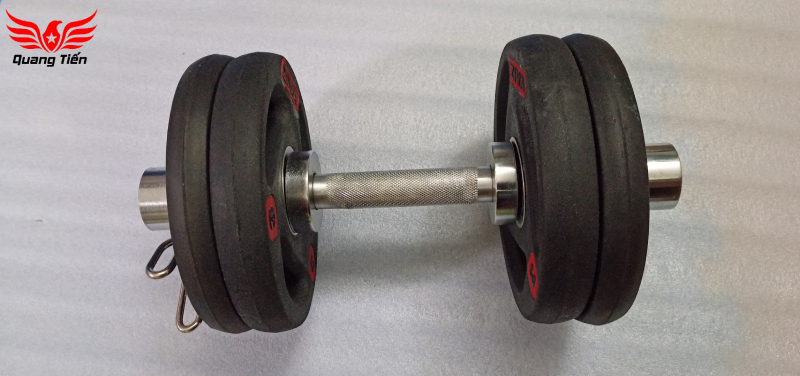 Đòn tạ 40 cm phi 50 đầu kẹp Việt Nam QT104 (giá 1 chiếc)