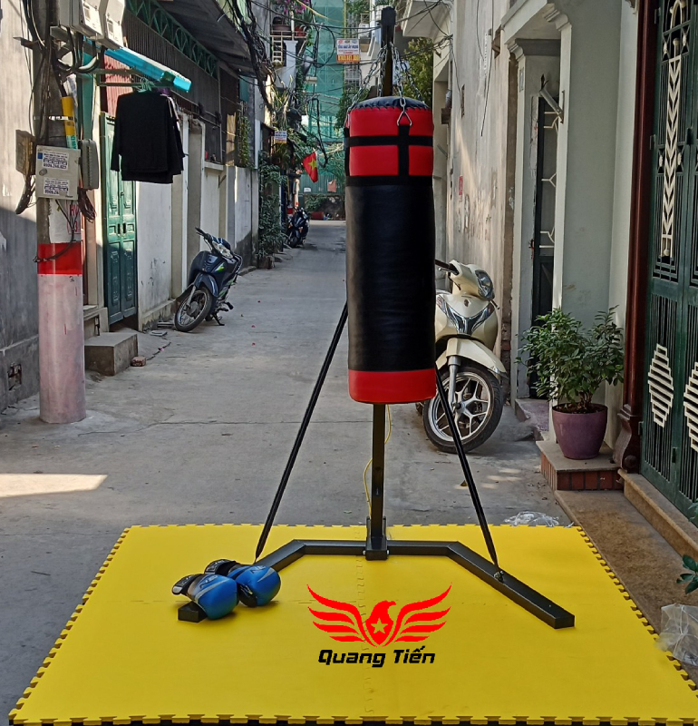 Khung treo bao cát đấm lắp ráp QT212( chưa bao gồm bao đấm,bóng phản xạ )