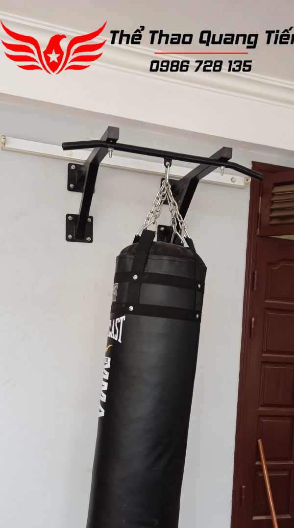 Giá treo bao cát kèm xà đơn 16 lở sắt siêu chắc sơn tĩnh điện QT211