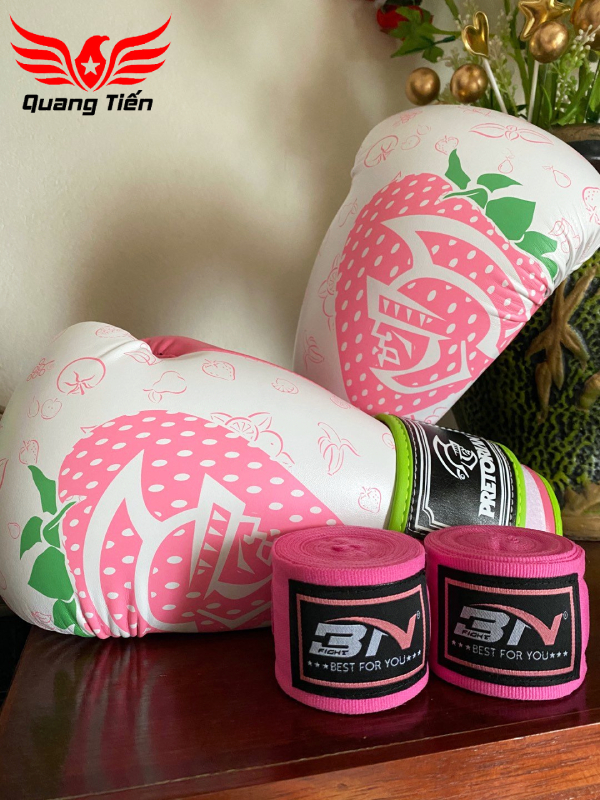 Găng Tay boxing Pretorian chính hãng cao cấp Dâu Tây  mẫu 2025