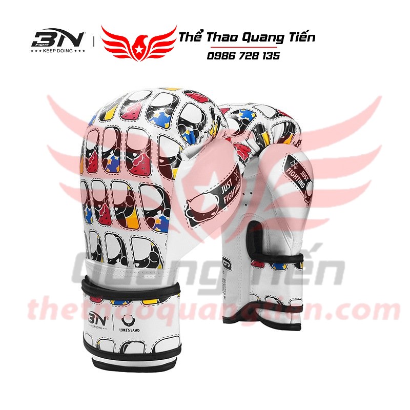 Găng tay Boxing mini BN 6oz 6.0 ngũ sắc cao cấp chính hãng cho trẻ em