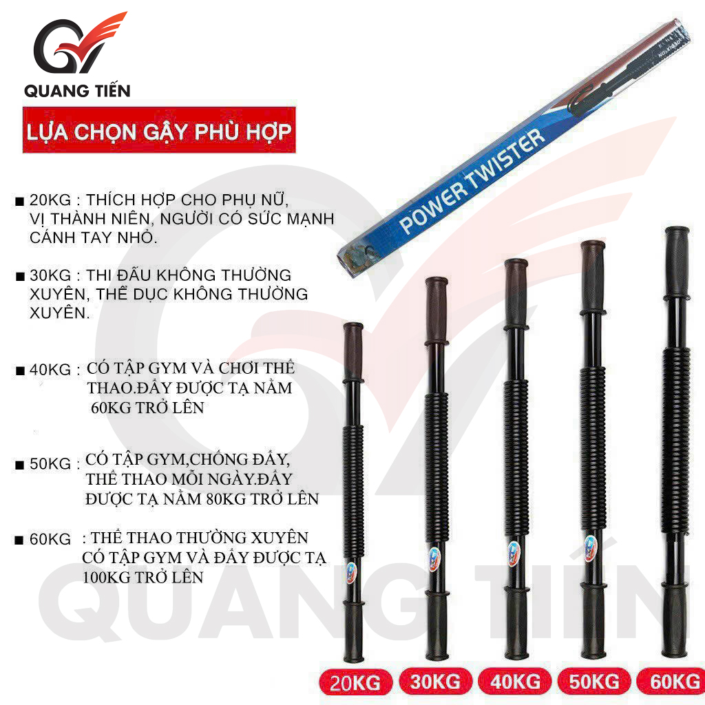 GẬY BẺ TẬP CƠ TAY POWER TWISTER