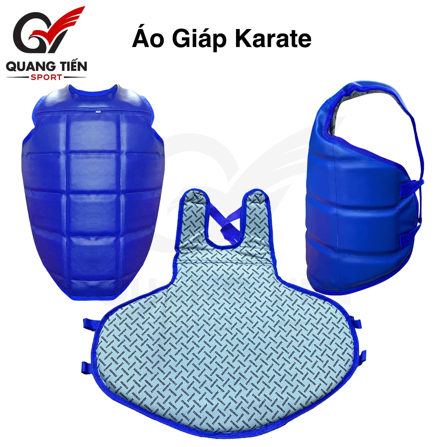 Áo giáp ngực karate cao cấp dày dặn thi đấu