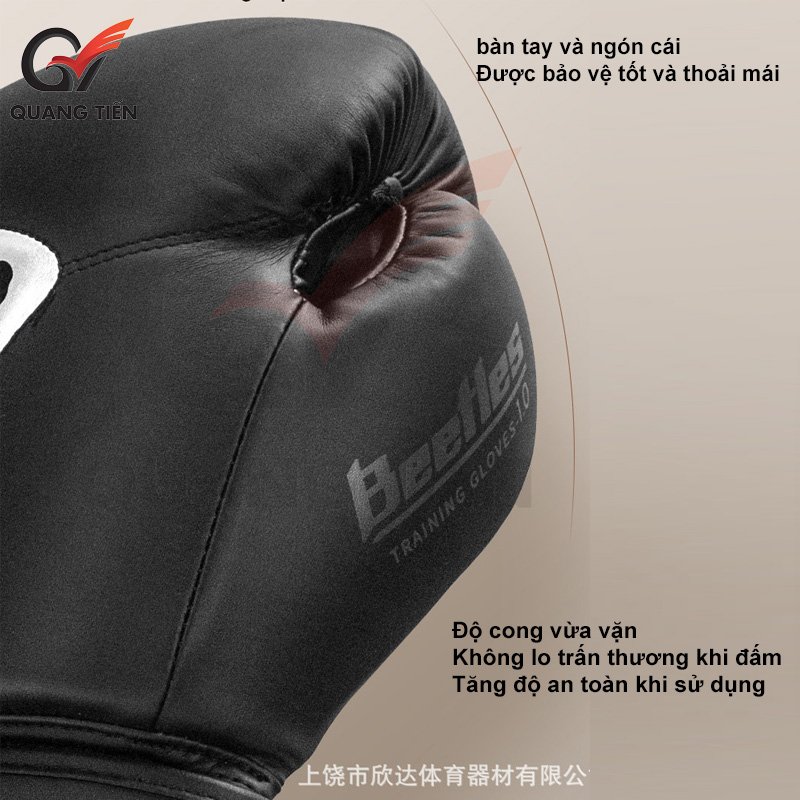 Găng tay boxing BN 8.0 2025 cao cấp chính hãng - Màu Xanh