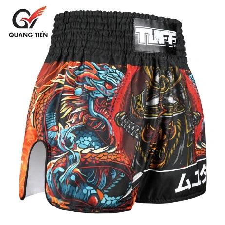 Quần Tuff Muay Thai retro style "Seraphic Seiryu Samurai saga" QMTUFF-005 chính hãng Thái Lan
