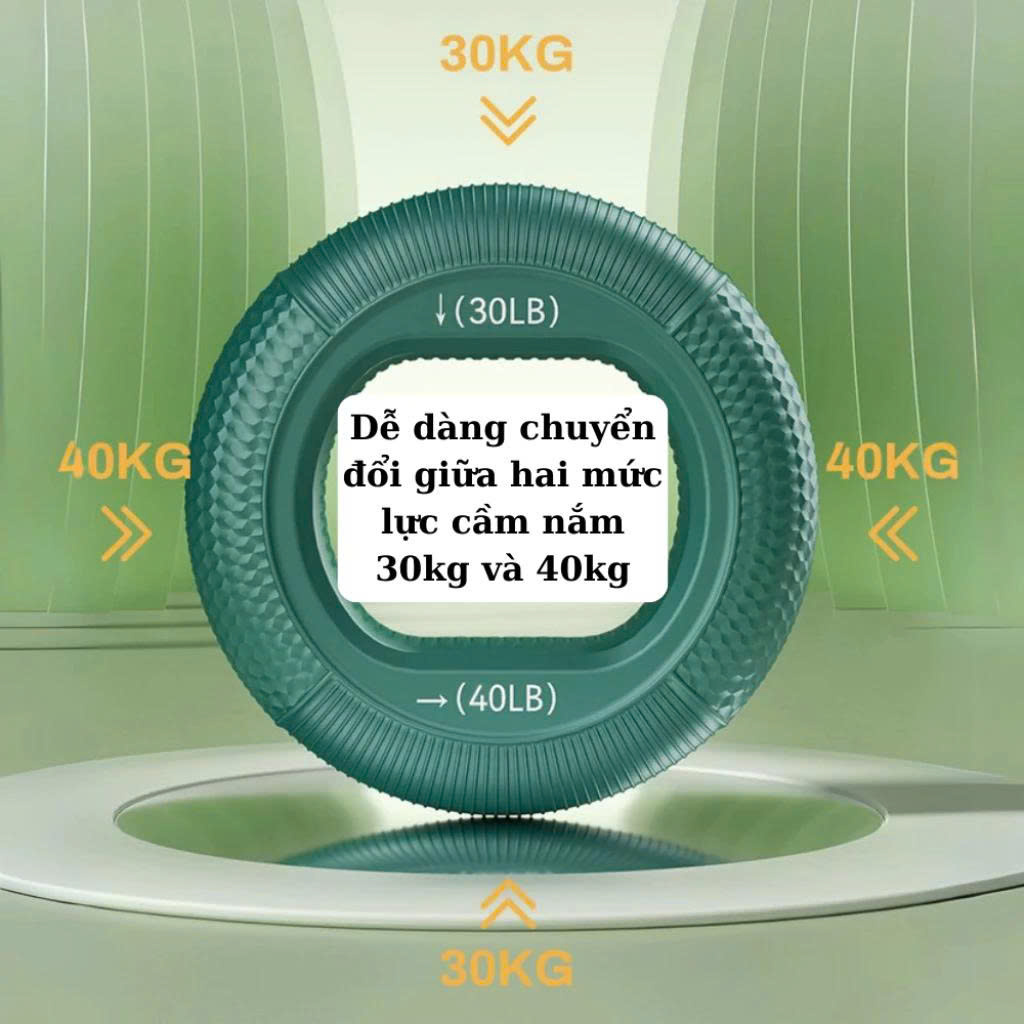 Vòng silicon tập cơ tay công thái học, cầm nắm luyện tập sức mạnh ngón tay phục hồi chức năng