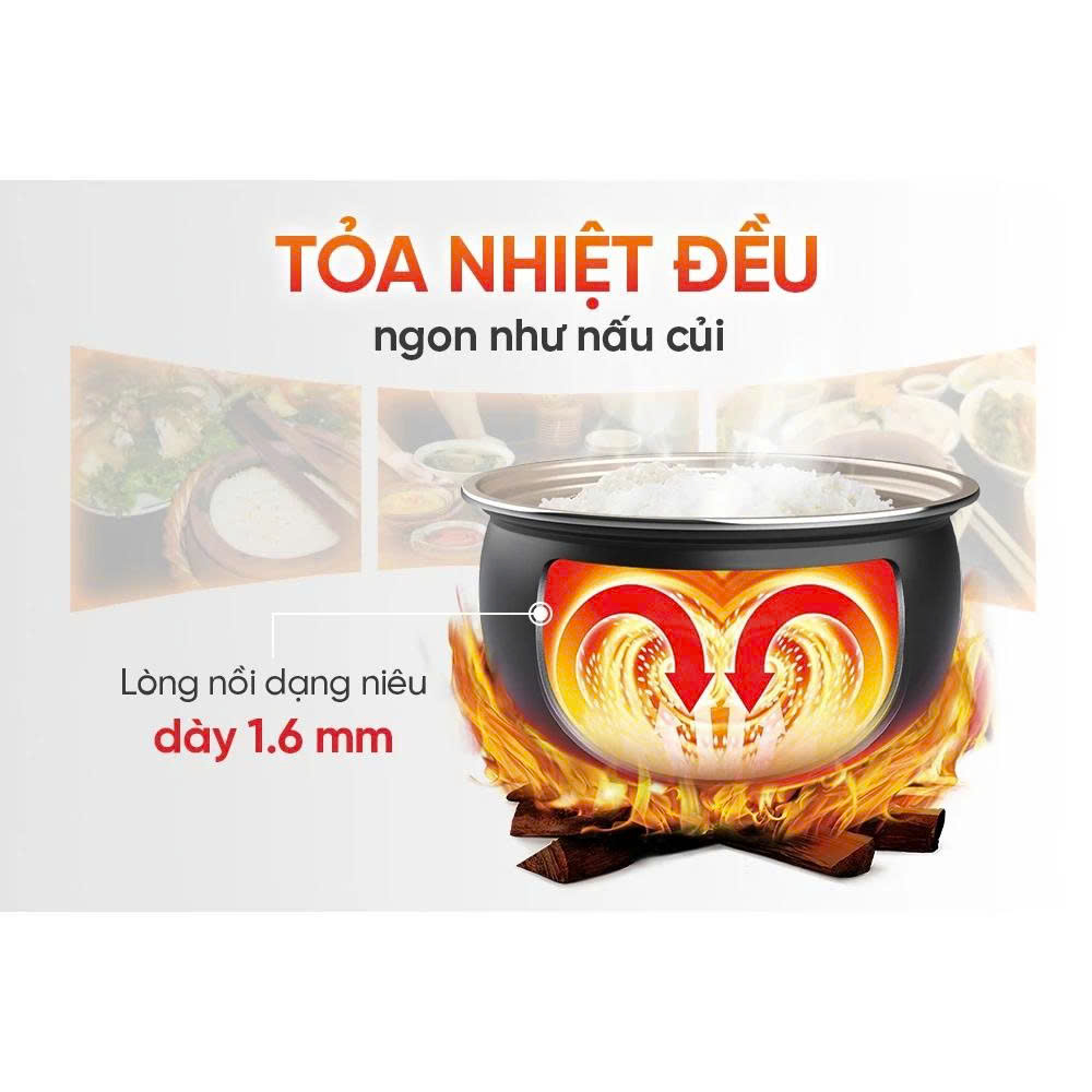 Nồi cơm điện tử 1.8L Sunhouse SHD8912