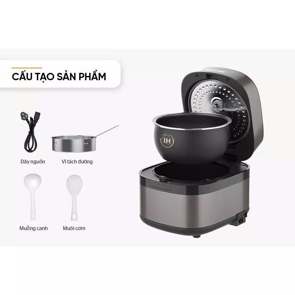 Nồi cơm điện cao tần 1.5L SUNHOUSE SHD8826