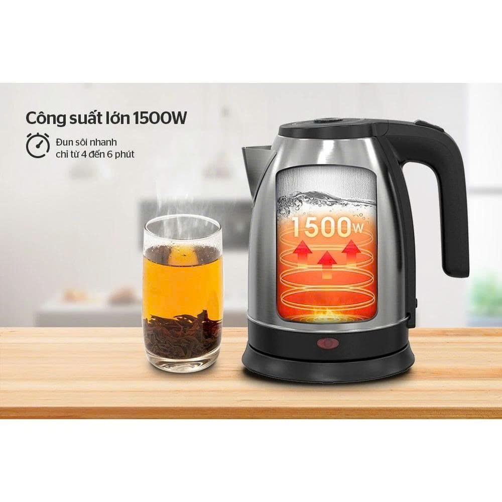 Ấm siêu tốc Inox Sunhouse SHD1183