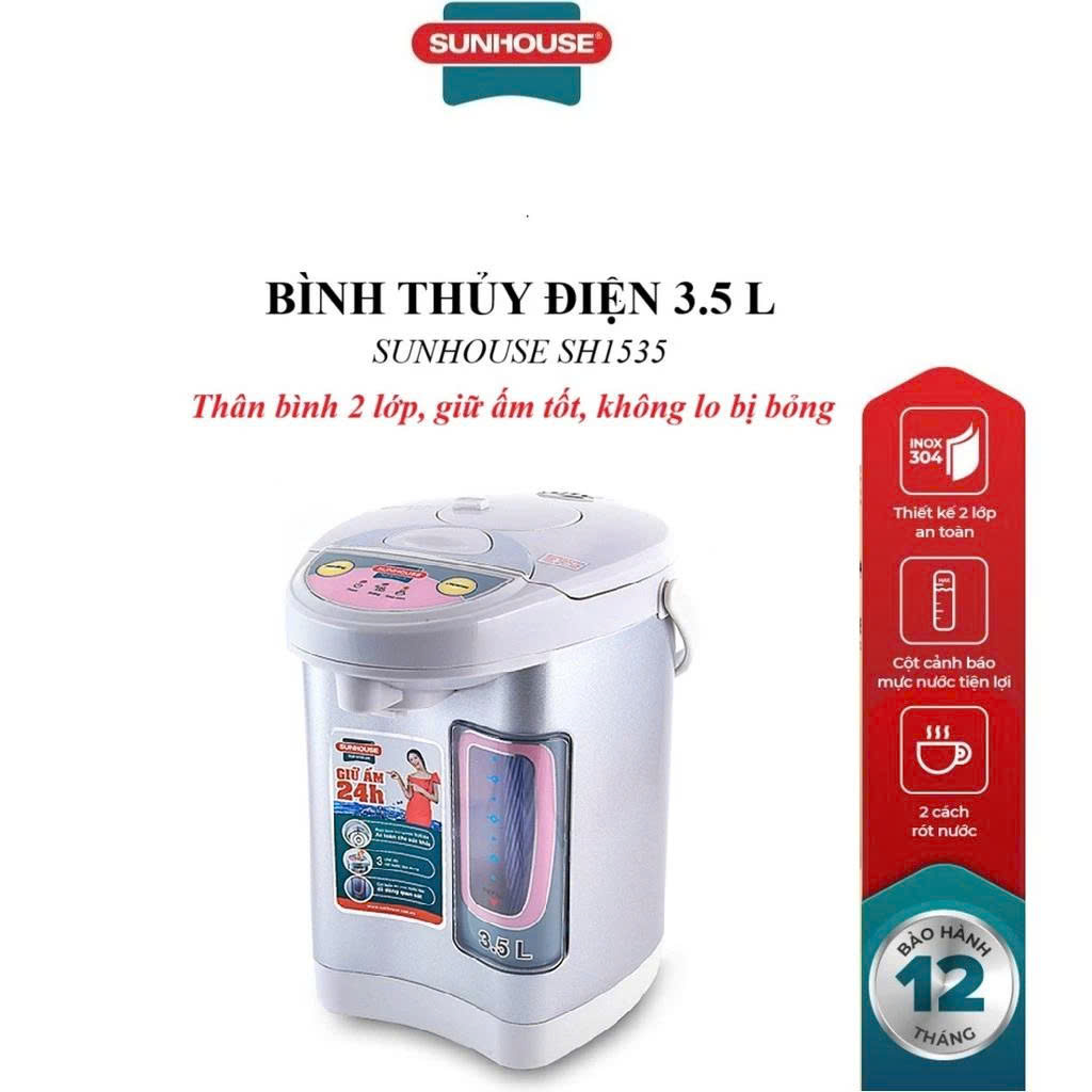 Bình thủy điện Sunhouse SH1535
