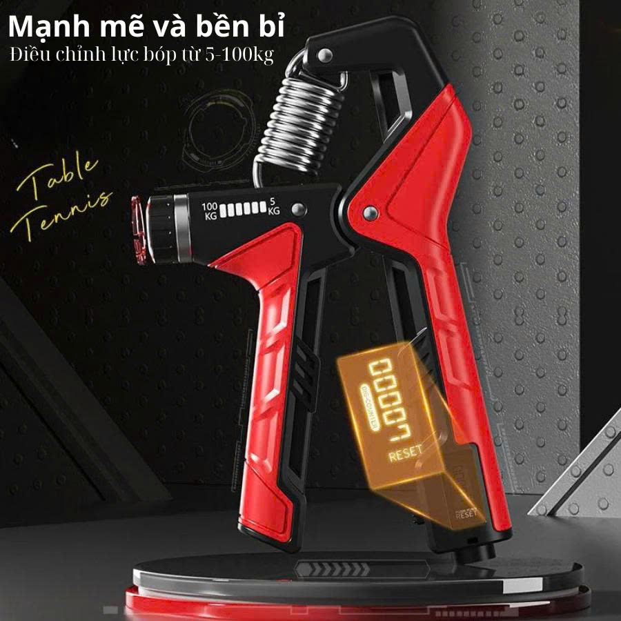 Kìm bóp tay Kingbox KB630 điều chỉnh lực kèm bộ đếm số 5-100kg