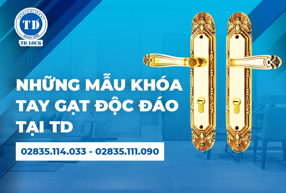 NHỮNG MẪU KHÓA TAY GẠT ĐỘC ĐÁO TẠI TD