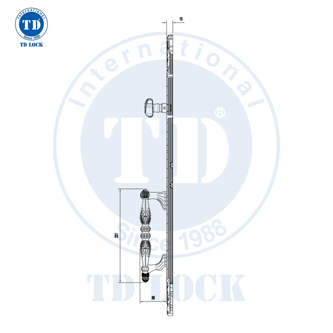 KHÓA TAY GẠT CỬA GỖ LOTUS - BPH-274741-2 ĐẠI SẢNH