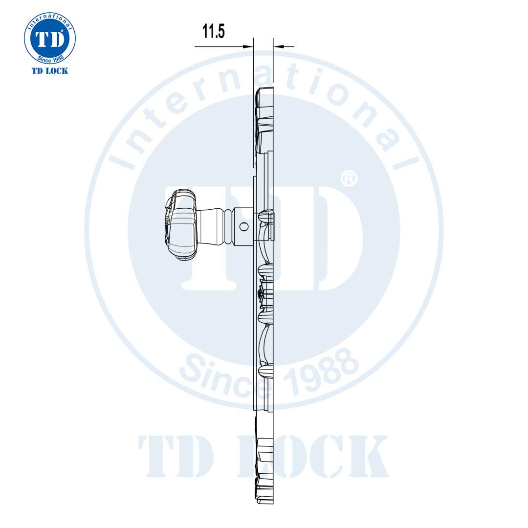 KHÓA TAY GẠT CỬA GỖ LOTUS - BTP-241241-2 CỬA PHÒNG