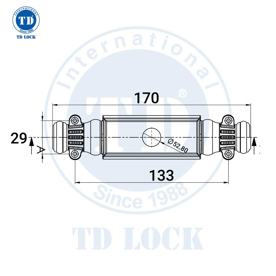 CREMONE CỬA GỖ - BCM-68001-2