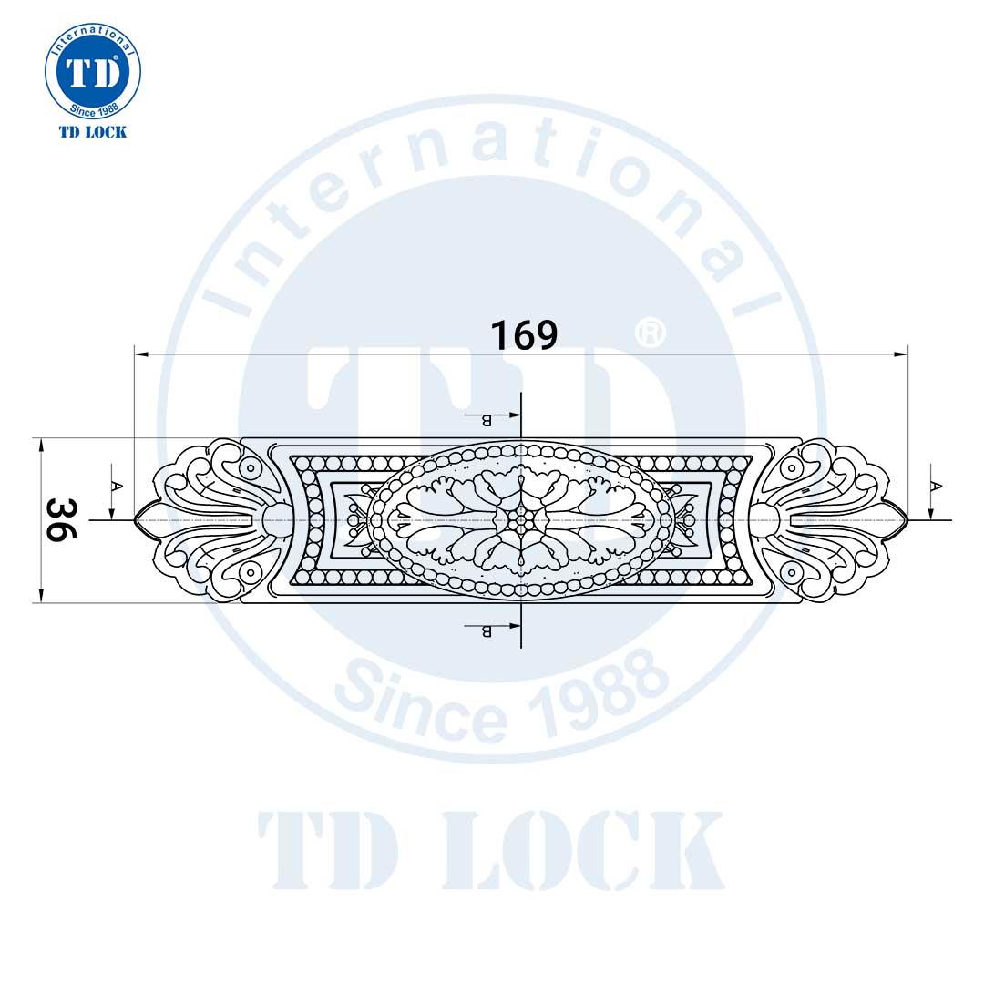CREMONE CỬA GỖ - BCM-68311-G GOLD