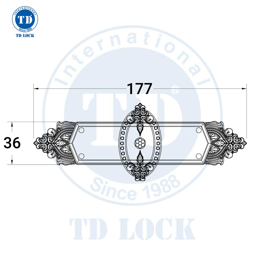 CREMONE CỬA GỖ - BCM-68341- 2