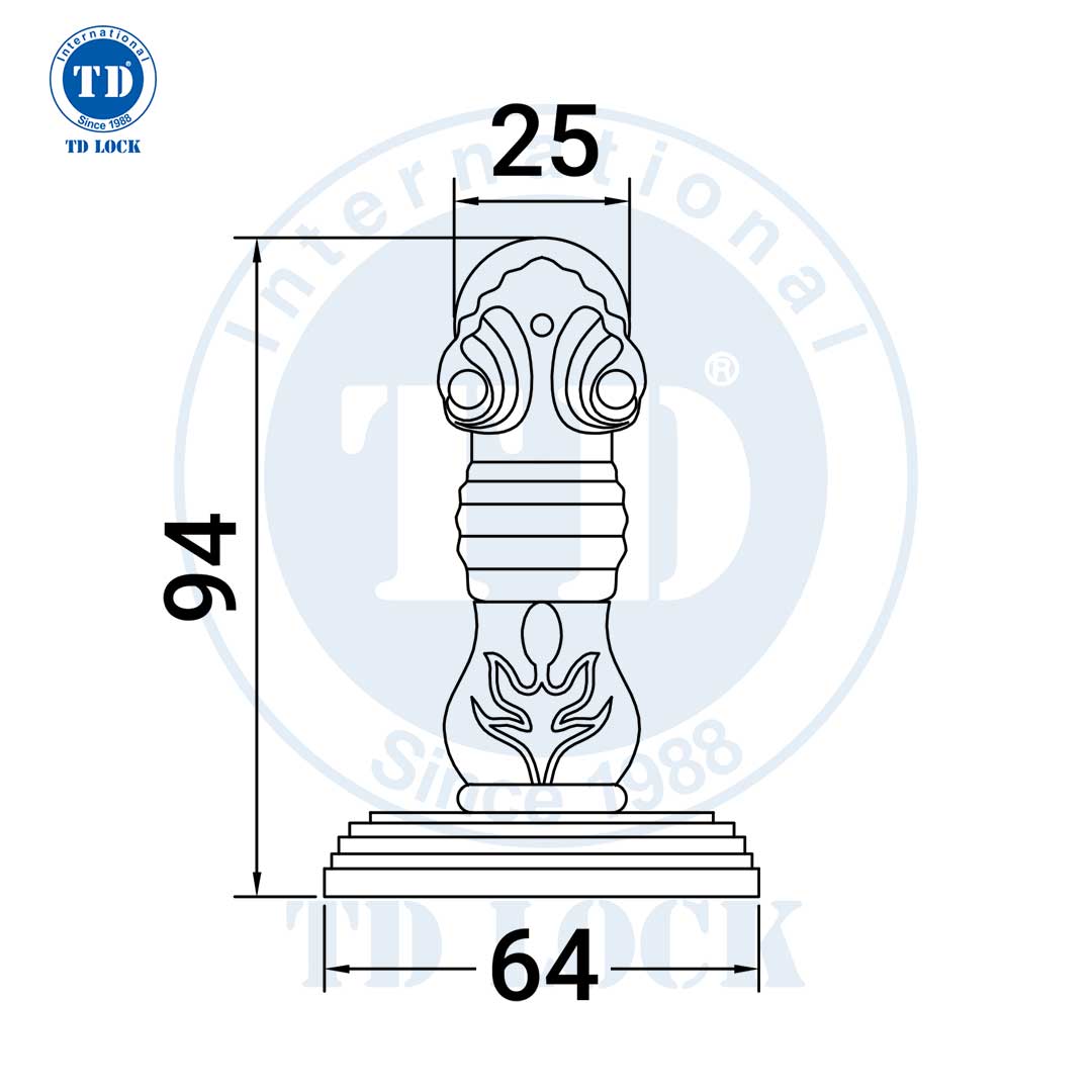 HÍT CỬA CỬA GỖ - BHI-13001
