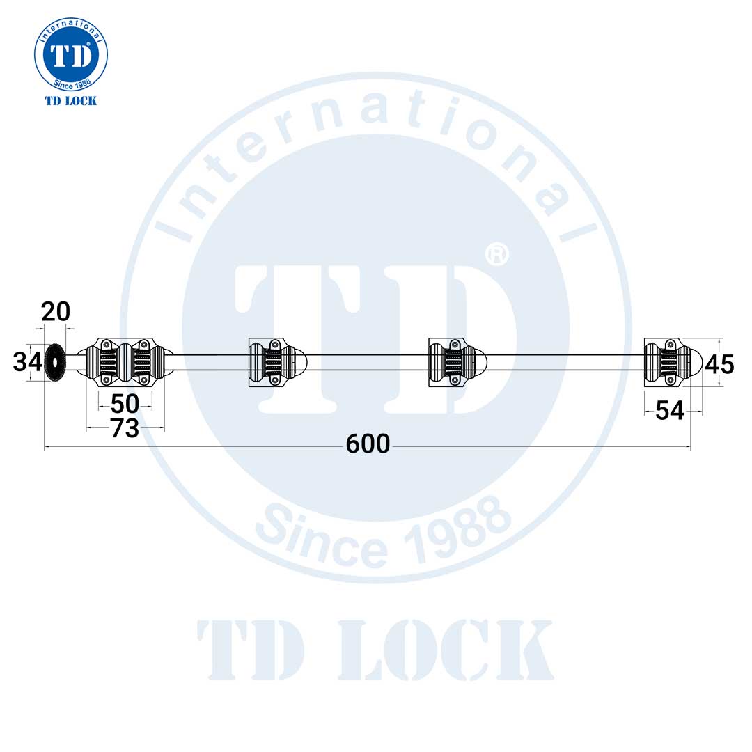 CHỐT CỬA CỬA GỖ ICH - SCH-68006 INOX TRẮNG