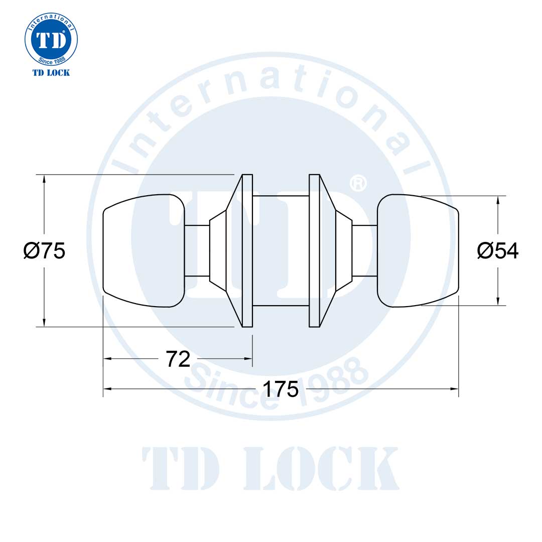 KHÓA TRÒN - SKT-80061-S - MẪU KHÔNG CHÌA