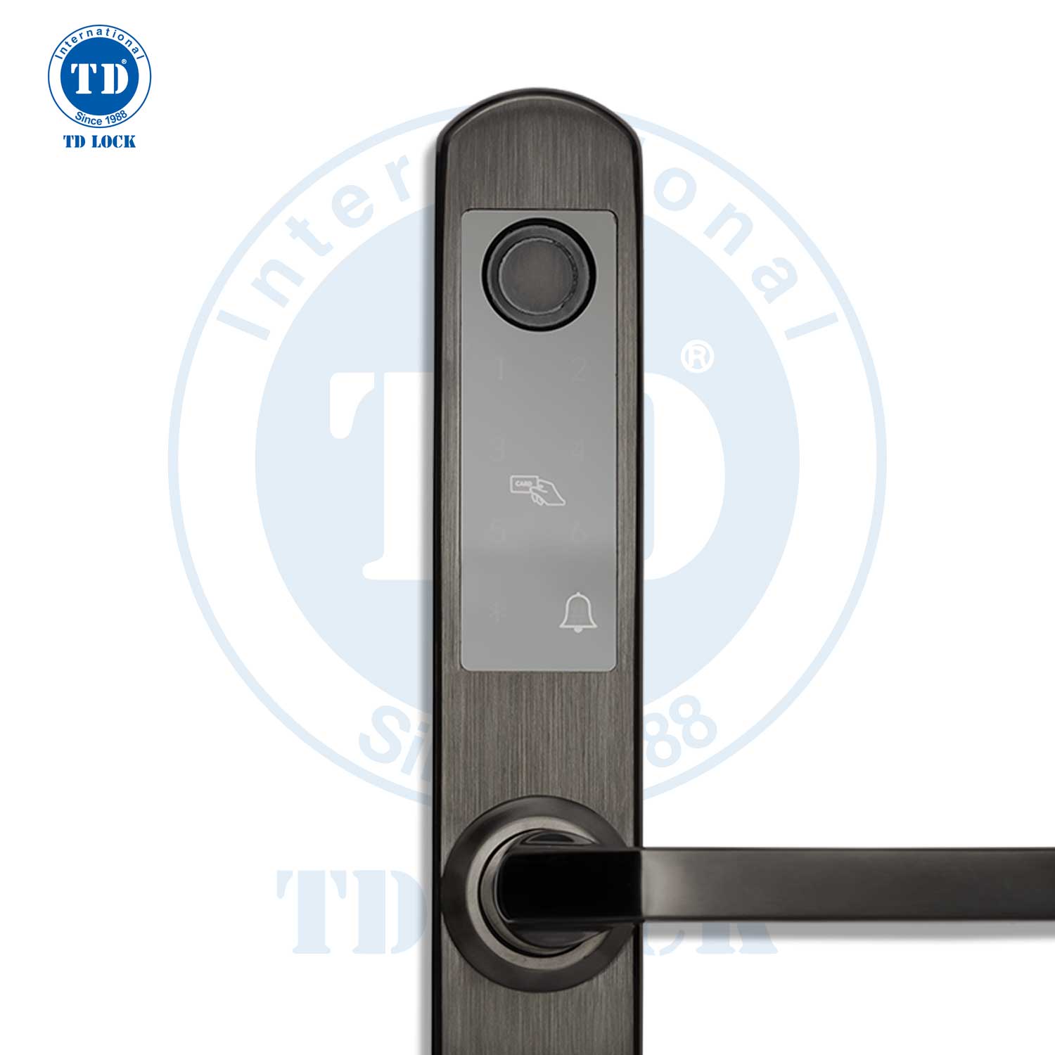 KHÓA ĐIỆN TỬ CỬA NHÔM - SSM-236290-B XÁM ĐEN