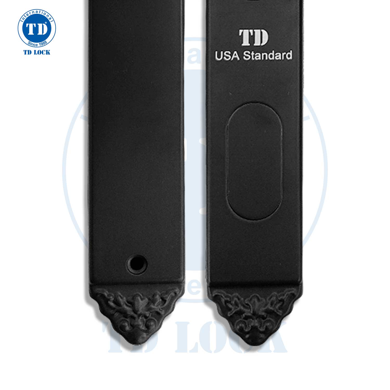 KHÓA ĐIỆN TỬ CỬA NHÔM - SSM-380380-B XÁM ĐEN
