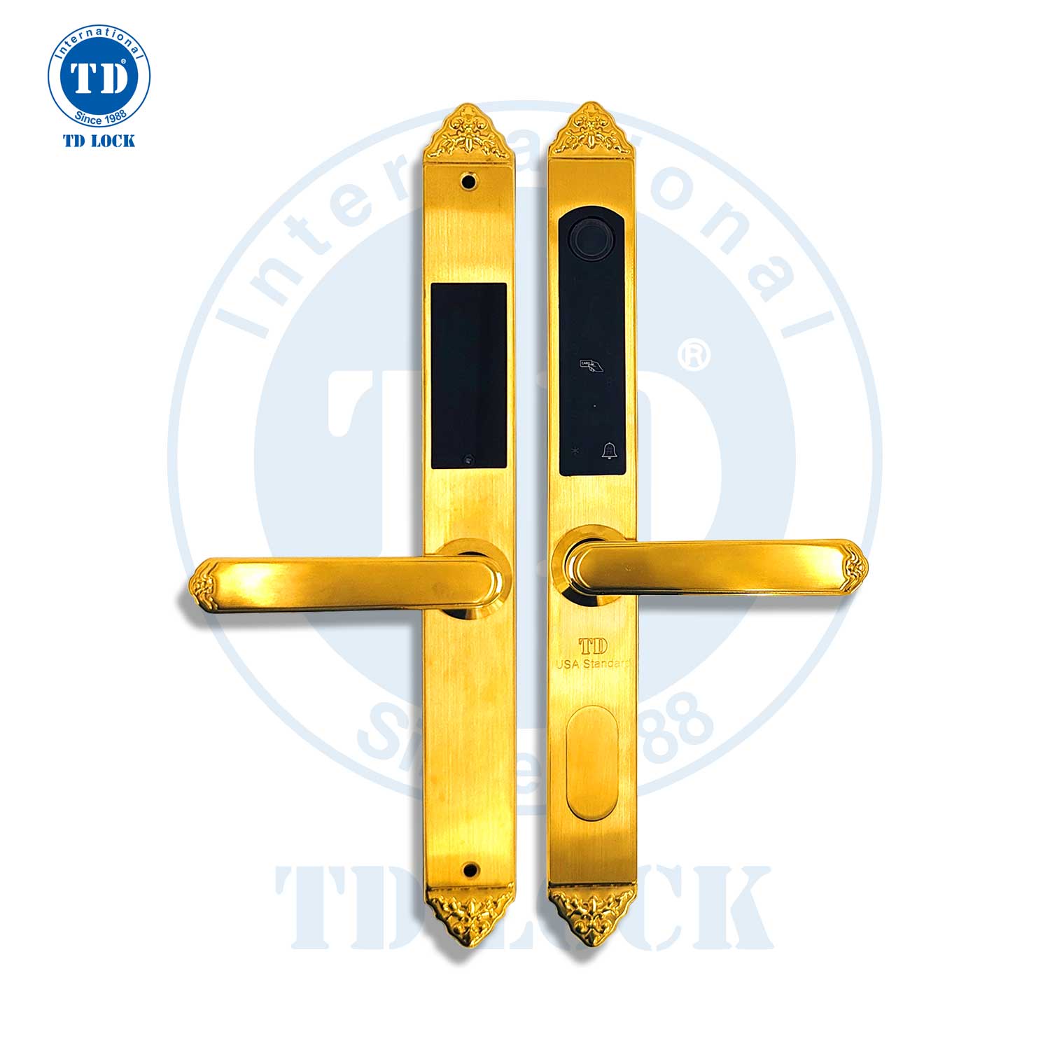 KHÓA ĐIỆN TỬ CỬA NHÔM - SSM-380380-G GOLD