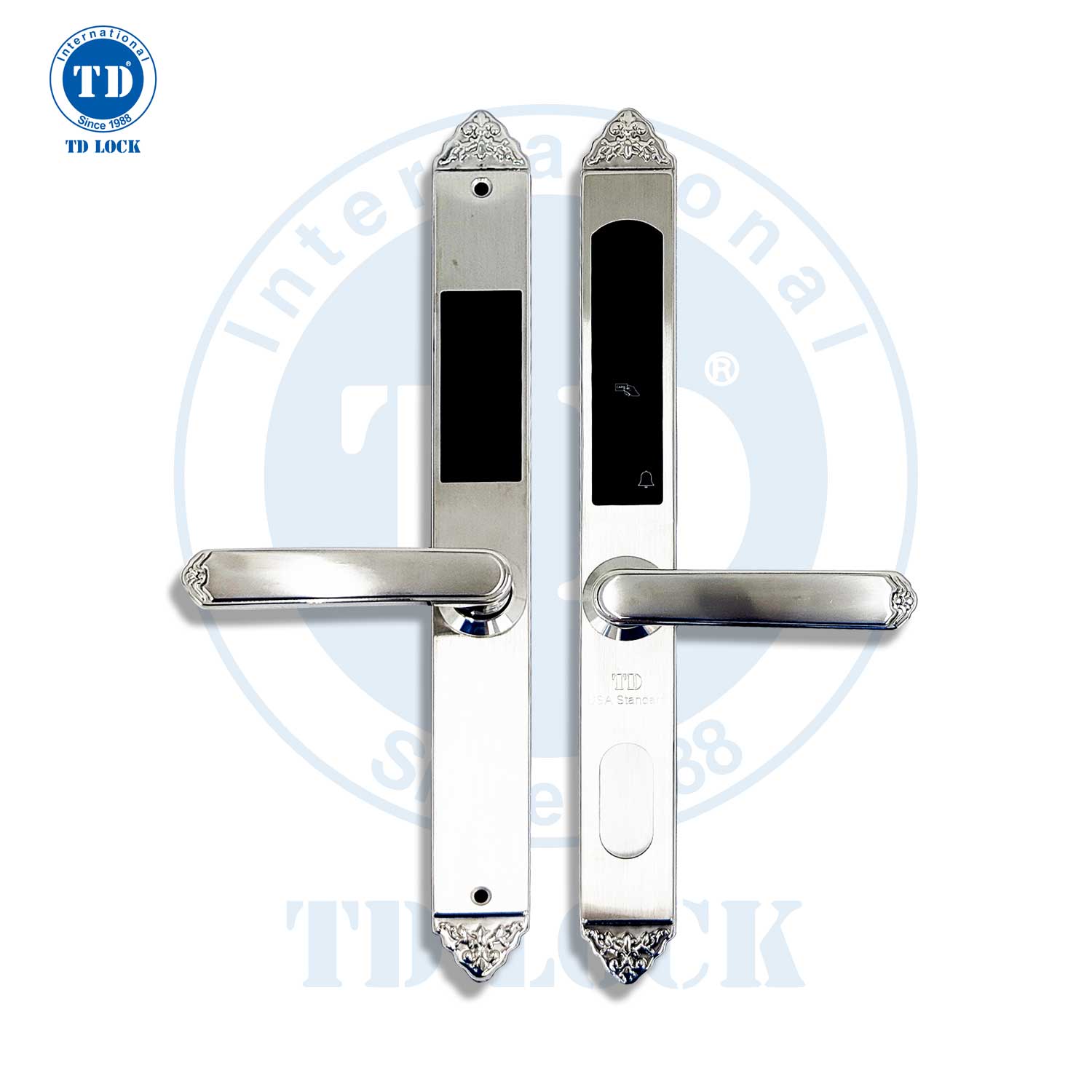 KHÓA ĐIỆN TỬ CỬA NHÔM - SSM-380380 INOX REAL