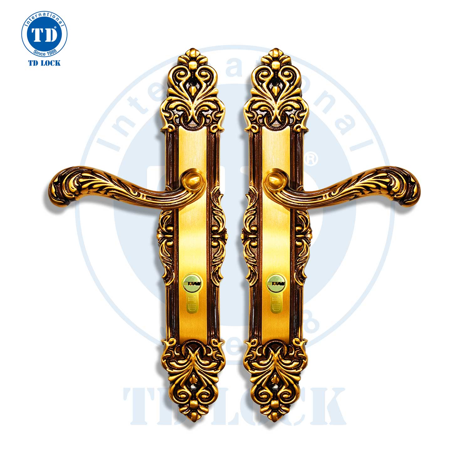 KHÓA TAY GẠT CỬA GỖ CORONA - BDH-184270-2 CỬA CHÍNH