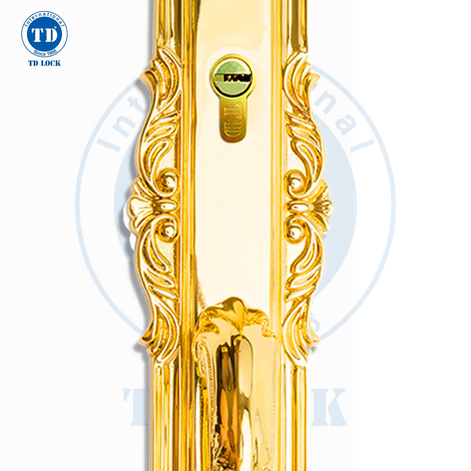 KHÓA TAY GẠT CỬA GỖ CORONA - BPH-184284-G CỬA SẢNH GOLD