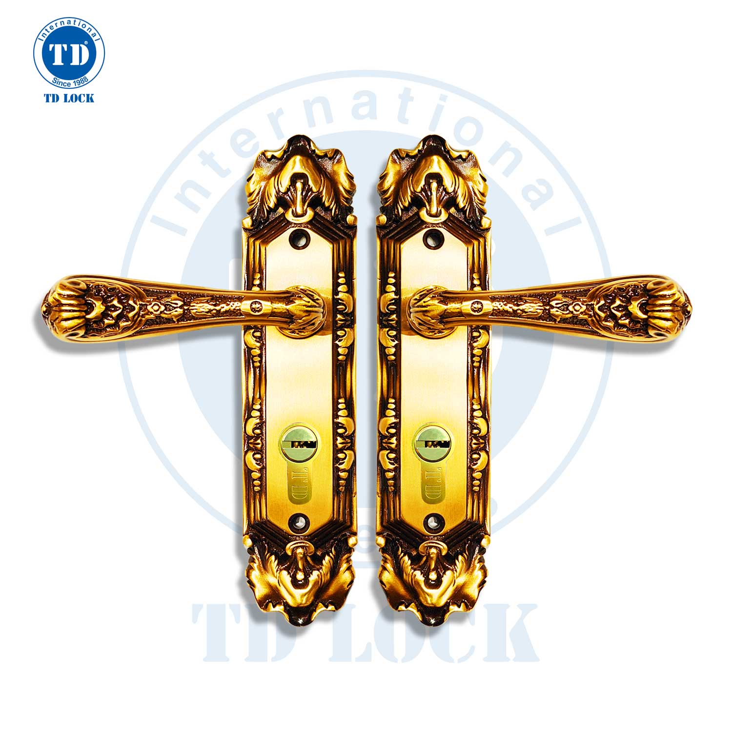 KHÓA TAY GẠT CỬA GỖ SUNRISE - BTP-181235-2 CỬA PHÒNG