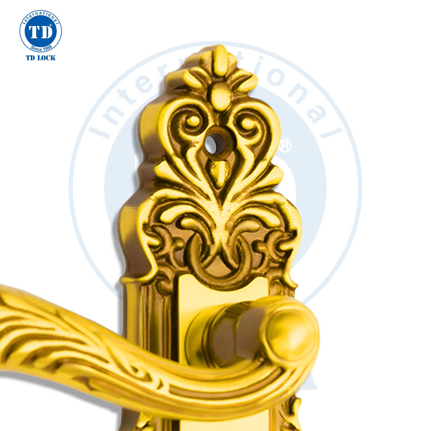 KHÓA TAY GẠT CỬA GỖ CORONA - BTP-185271-2 CỬA PHÒNG