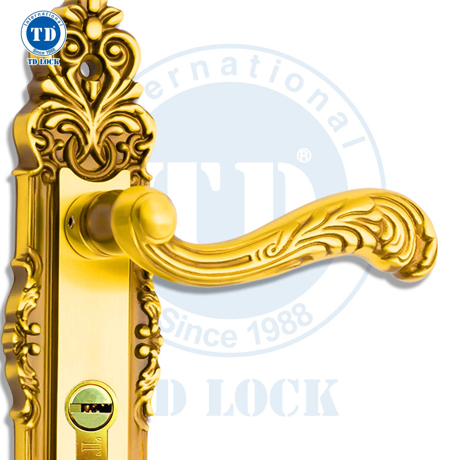 KHÓA TAY GẠT CỬA GỖ CORONA - BTP-185271-2 CỬA PHÒNG