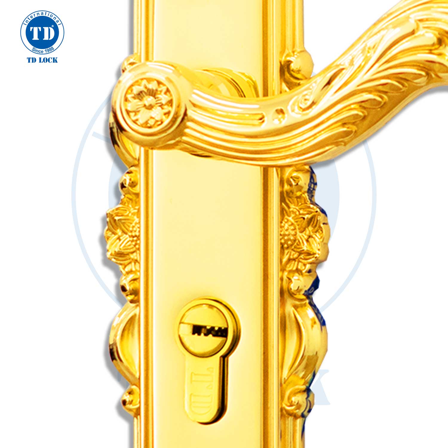 KHÓA TAY GẠT CỬA GỖ LOTUS - BTP-241241-G CỬA PHÒNG GOLD