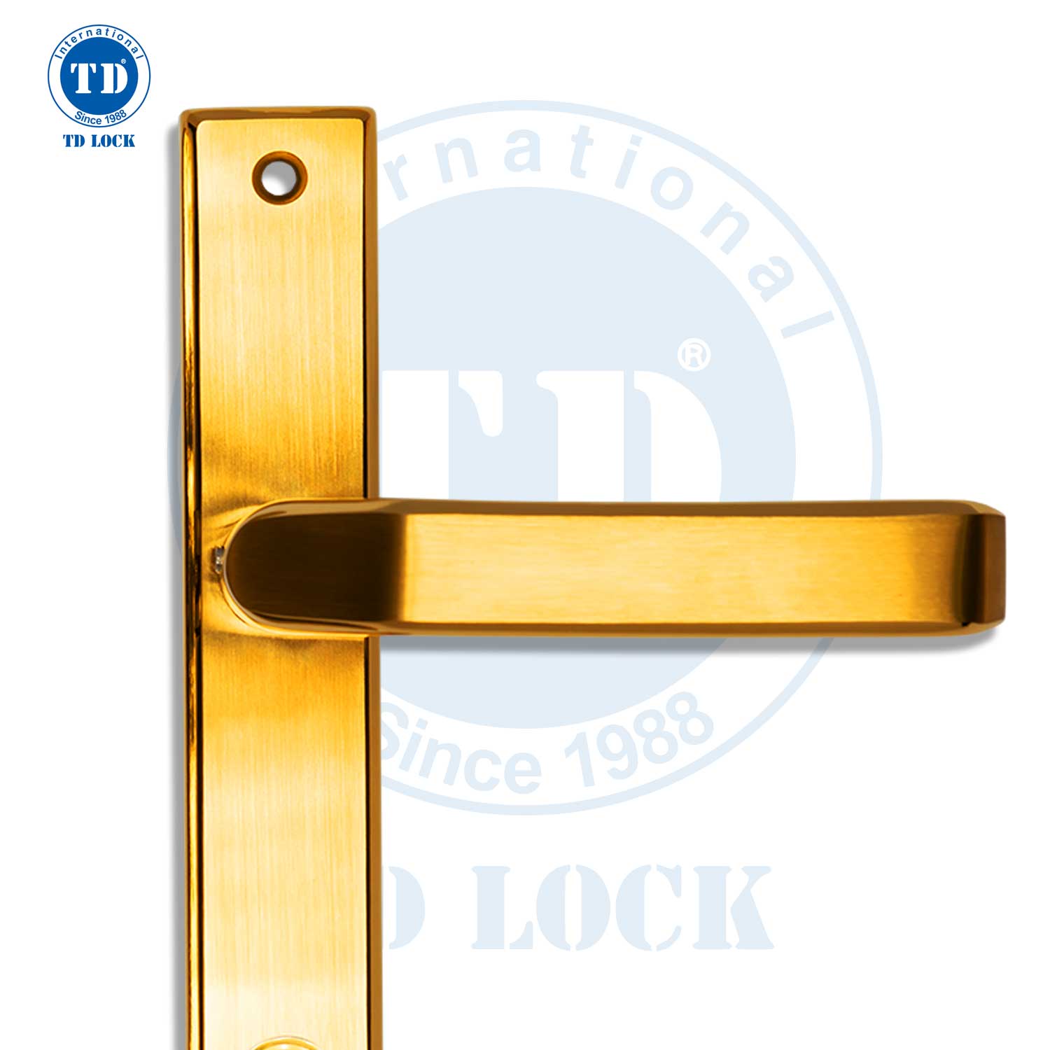 KHÓA TAY GẠT CỬA NHÔM ĐA ĐIỂM - SDH-237251-M-G GOLD
