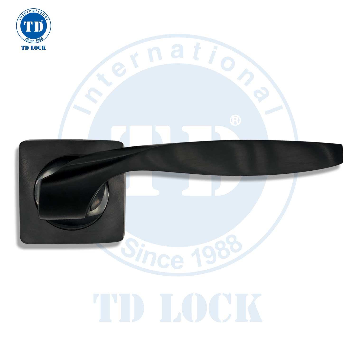 KHÓA TAY GẠT PHÂN THỂ CỬA GỖ IDH-125059-B INOX ĐEN