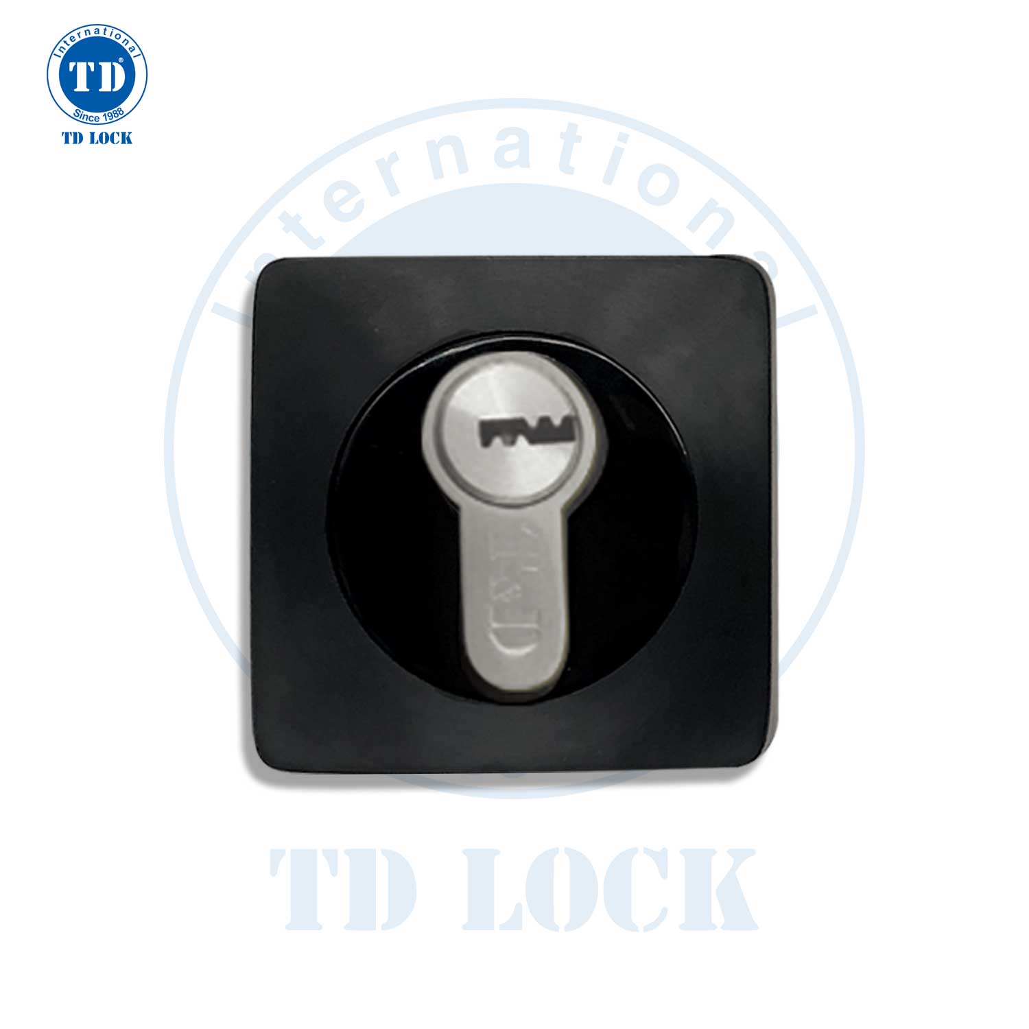 KHÓA TAY GẠT PHÂN THỂ CỬA GỖ IDH-125059-B INOX ĐEN