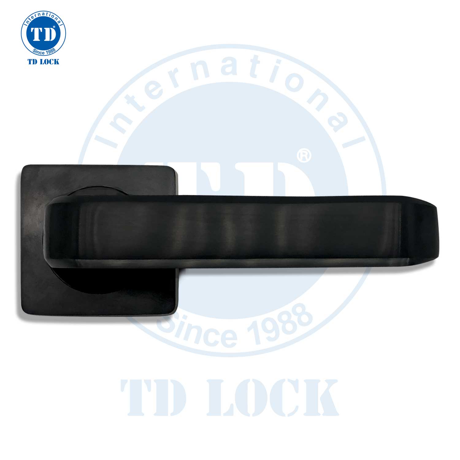 KHÓA TAY GẠT PHÂN THỂ CỬA GỖ IDH-232059-B INOX ĐEN