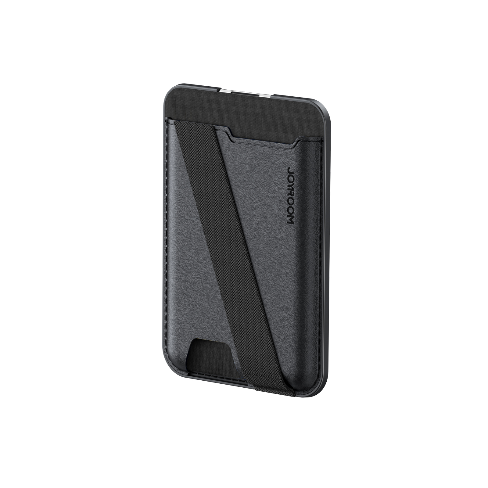 Ví da iPhone Joyroom ZS432 MagSafe Wallet nam châm, aluminum alloy, giá đỡ đa năng
