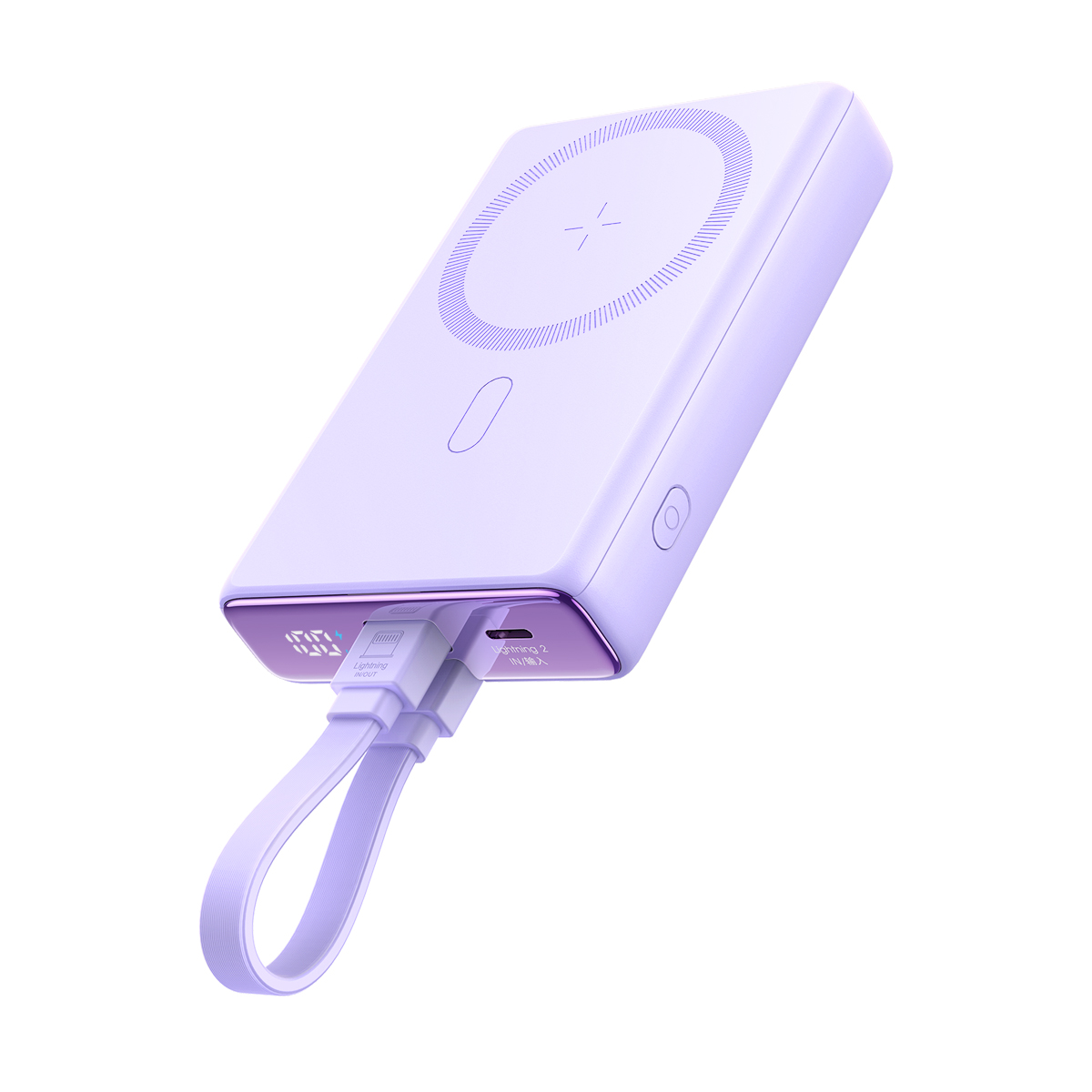 Sạc dự phòng Joyroom không dây nam châm PBM01 10000mAh 20W dùng cho iPhone, Samsung (Tím) Sạc dự phòng Joyroom không dây nam châm PBM01 10000mAh 20W dùng cho iPhone, Samsung (Tím)