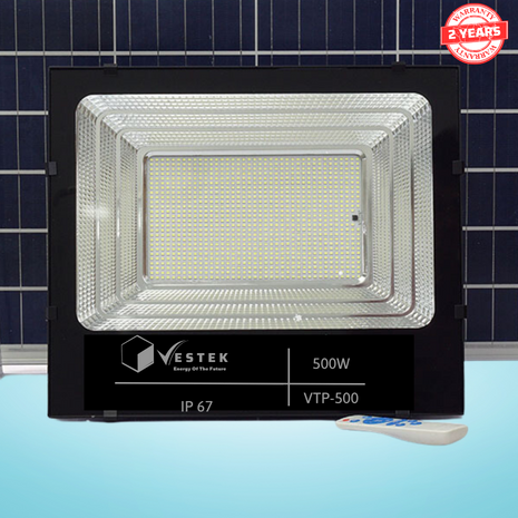 Đèn Pha Năng Lượng Mặt Trời VesTek 500W - VTP500-1