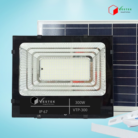 Đèn Pha Năng Lượng Mặt Trời VesTek 300W - VTP300-2