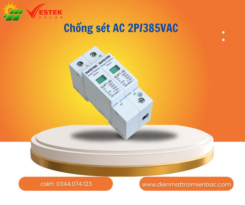 Chống sét AC 2P/385VAC