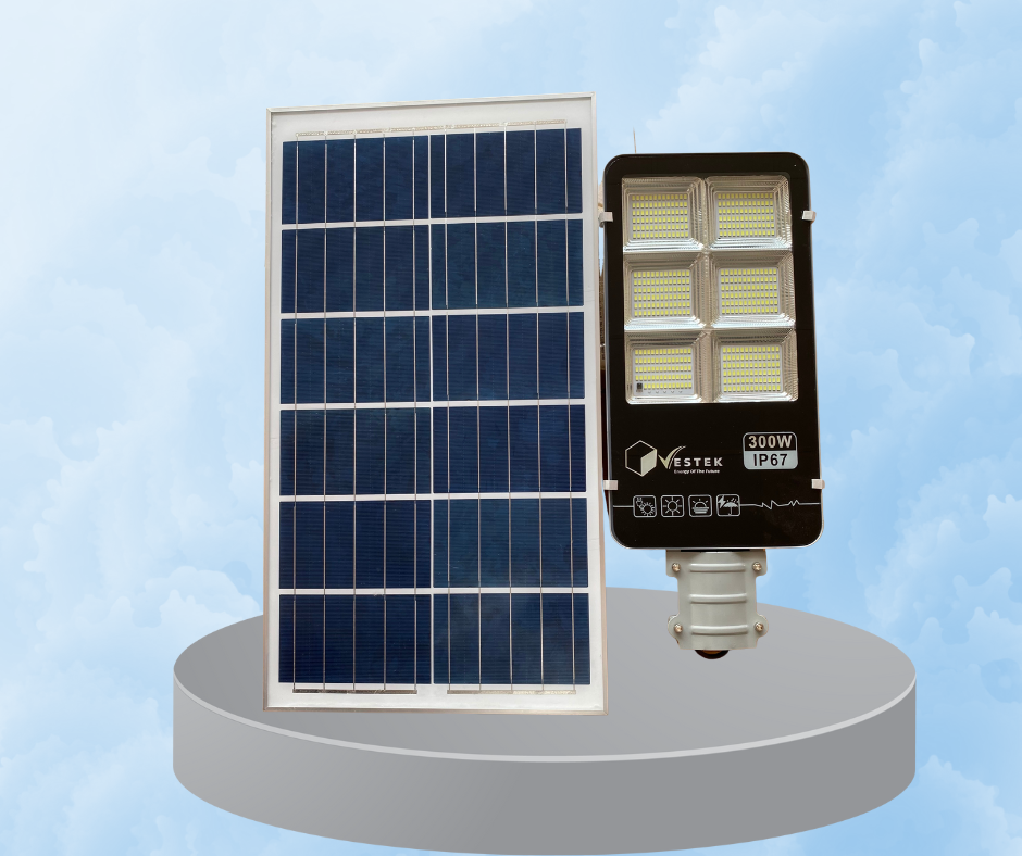 Đèn Chiếu Sáng Năng Lượng Mặt Trời VesTek 300W VTD-300 -1