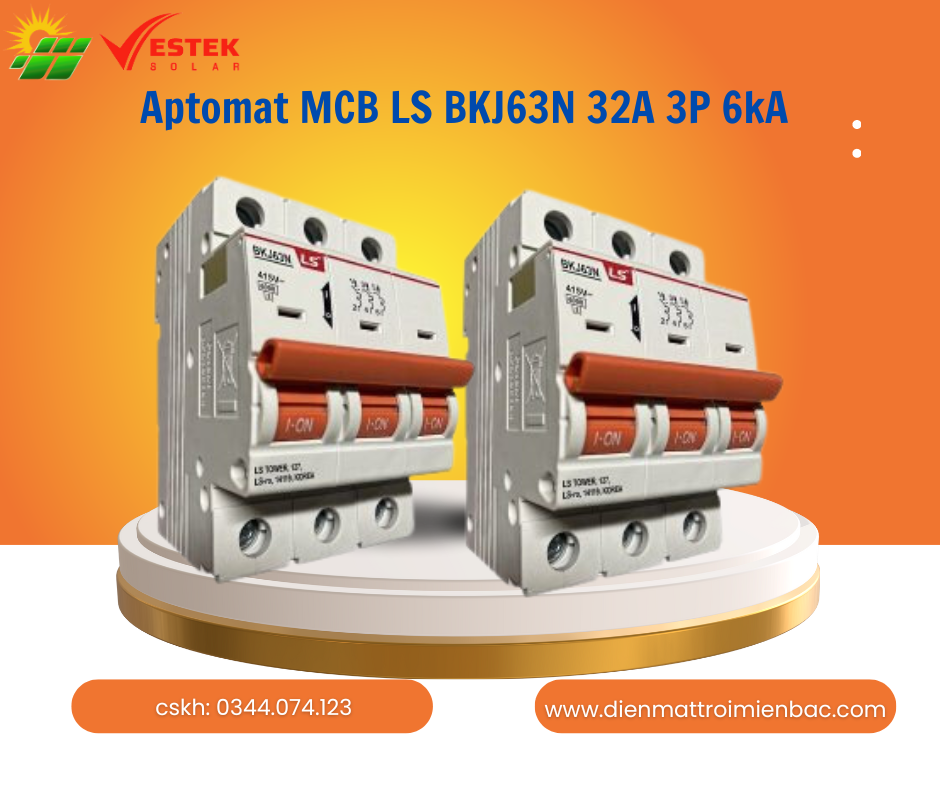 Aptomat MCB LS BKJ63N 32A 3P 6kA