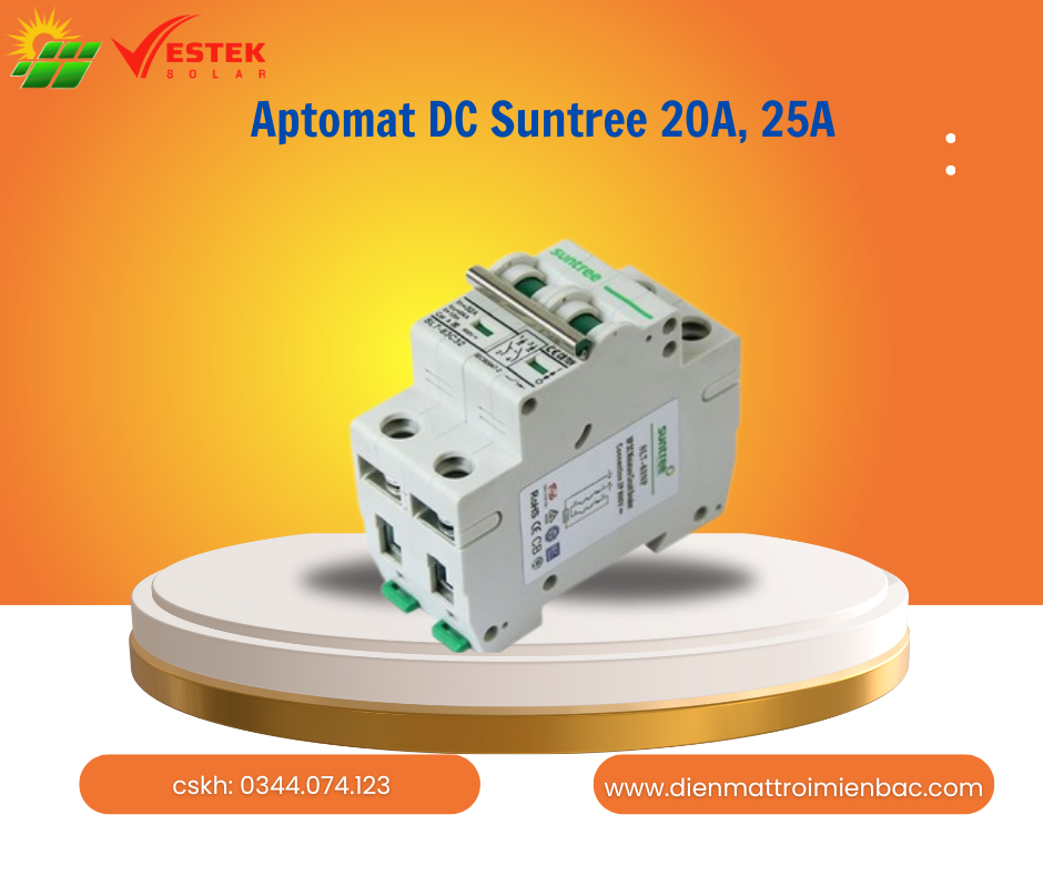 Aptomat DC Suntree 20A, 25A