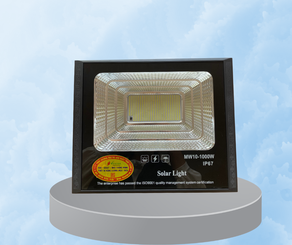 Đèn pha năng lượng mặt trời Vestek 1000W